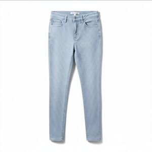 Bullhead Denim Co Uber High Skinnies Pinstripe Jeans Blue/White Size 3